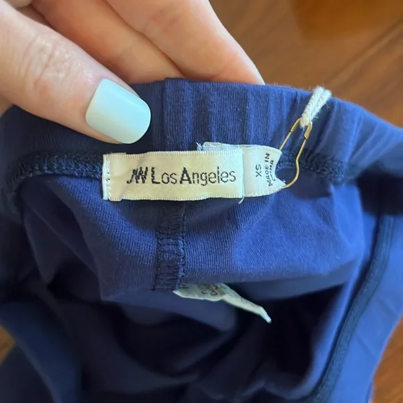 NEW JOHNNY WAS RARE ZOE EMBROIDERED LEGGINGS NAVY - Picture 14 of 16